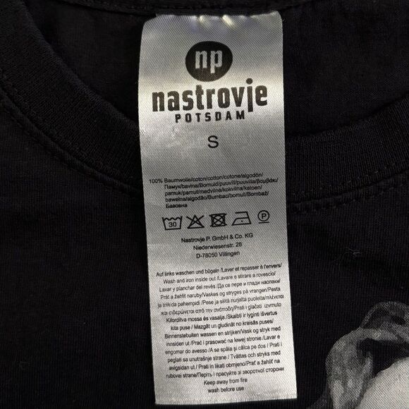 Nastrovje Potsdam The Big Lebowski Movie Tee Shirt Men’s Size Small Black White - Picture 4 of 7
